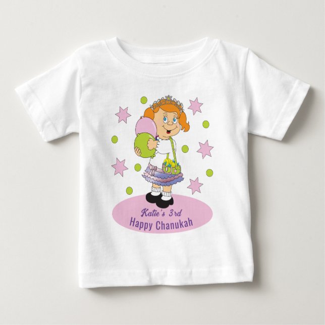 Chanukah Baby Fine Jersey habiller T-shirt (Devant)
