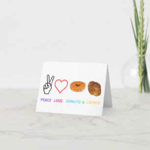 Chanukah Card Feiertagskarte