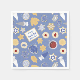 Chanukah Cookie Party Serviette