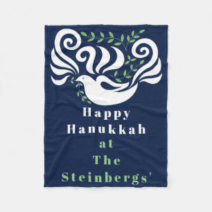 Chanukah Dove Couverture en polaire