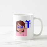 Chanukah Haar gedreht Emoji Kaffeetasse<br><div class="desc">hanukkah,  chanukkah, "haarflick emoji", emoji, "info girl emoji", "pink girl emoji", jewish, jew, hebrew, hannukah, kanukah, "star of david" kawaii "information emoji pastellrosa weibliches Geschenk präsentiert</div>