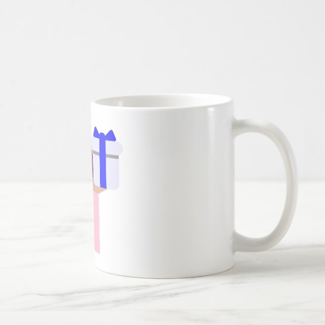 Chanukah Haar gedreht Emoji Kaffeetasse (Rechts)
