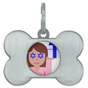 Chanukah Haar gedreht Emoji Tiermarke