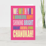 Chanukah/Hannukah Gruß Feiertagskarte<br><div class="desc">Fertigen Sie besonders an und personifizieren Sie Chanukah Gruß-Karte</div>