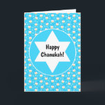 Chanukah Jelly Doughnut Jewish Stars Schneeflocken Karte<br><div class="desc">Dieses Band macht eine schöne Ergänzung zu Ihrer Chanukah Geschenkverpackung. Oder verwenden Sie es mit Vollfarbpapier als Kontrast. Passende Geschenktaschen,  Geschenkschachteln und Packpapier sind erhältlich.</div>