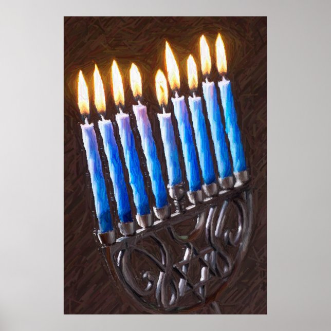 Chanukah Print Poster (Vorne)