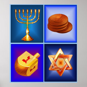Chanukah Print Poster