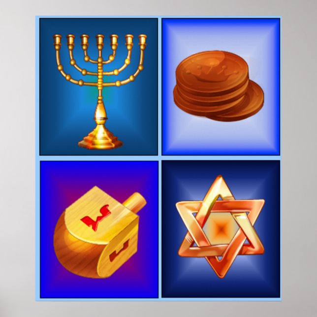 Chanukah Print Poster (Vorne)