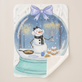 Chanukah Snow Globe Sherpadecke