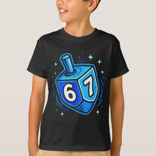Chanukka 67 Sechs Sieben Junge Mädchen Kinder 67 M T-Shirt