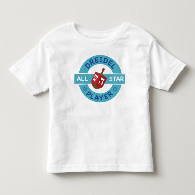 Chanukka aller Stern-Dreidel T - Shirt (Vorderseite)