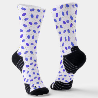 Chanukka-Blumen-Dreidels und Gelt Socken