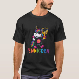 Chanukka Dabbing Einhorn Jewnicorn Chanukka Jüdisc T-Shirt