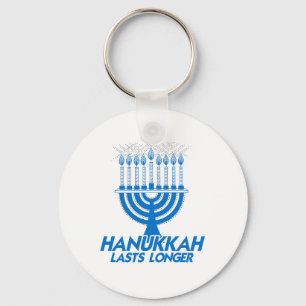 CHANUKKA DAUERT LÄNGER - .PNG SCHLÜSSELANHÄNGER