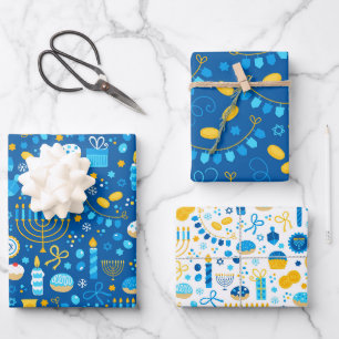 Chanukka  geschenkpapier set