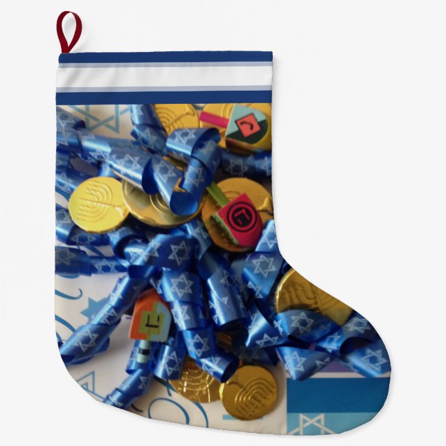 Chanukka Großer Weihnachtsstrumpf (Vorderseite)