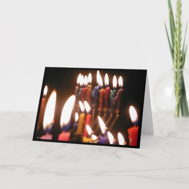 Chanukka-Karte Feiertagskarte (Vorderseite)