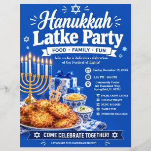 Chanukka-Latke-Party-Flyer Flyer