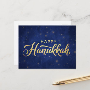 Chanukka-Lichter Postkarte