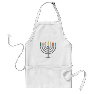 Chanukka menorah schürze