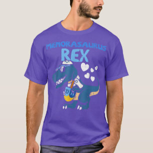 Chanukka T-Rex Menorasaurus Kinder Rex Dinosaurier T-Shirt