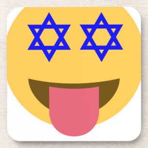 chanukkah hanukkka emoji getränkeuntersetzer