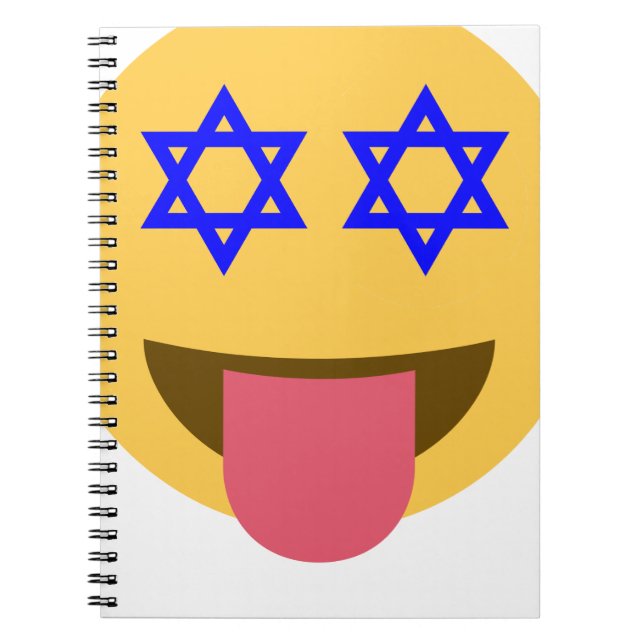 chanukkah hanukkka emoji notizblock (Vorderseite)