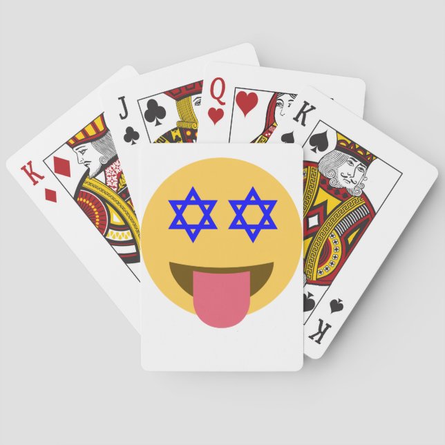 chanukkah hanukkka emoji spielkarten (Rückseite)