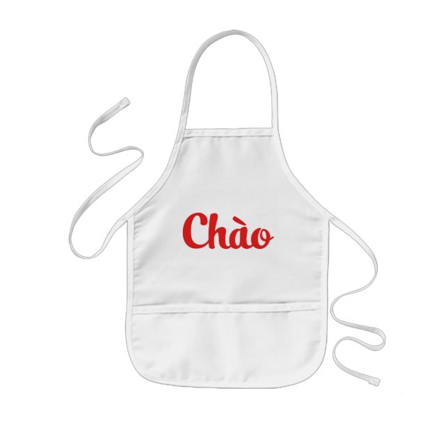 Chào/hallo ~ Vietnam/Vietnamese/Tiếng Việt Kinderschürze (Vorne)