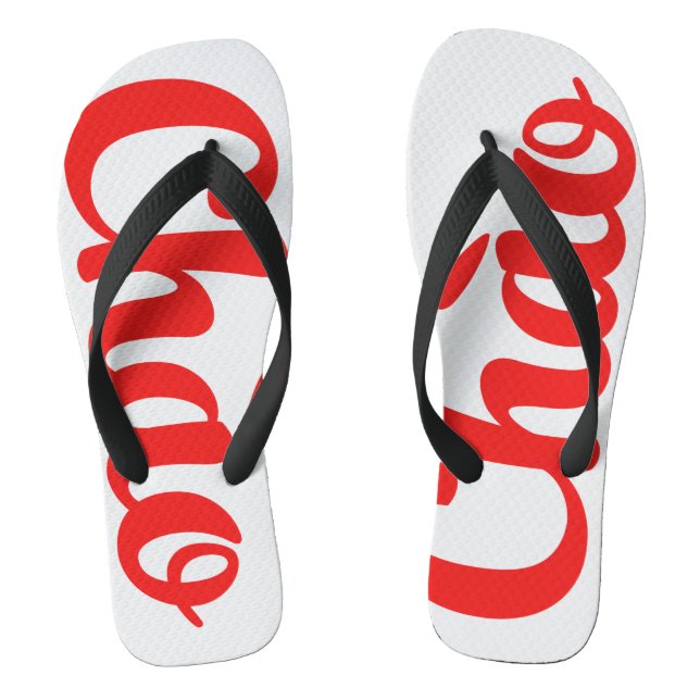 Chào / Hello ~ Vietnam / Vietnamese / Tiet ng Vivi Flip Flops (Fußbett)