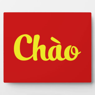 Chào / Hello ~ Vietnam / Vietnamese / Tiet ng Vivi Fotoplatte