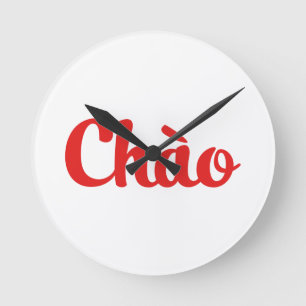 Chào / Hello ~ Vietnam / Vietnamese / Tiet ng Vivi Runde Wanduhr