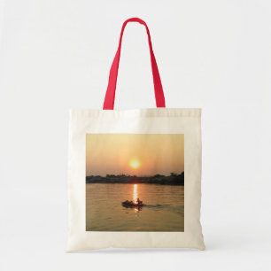Chao Phraya Fluss Sunset ... Ayutthaya, Thailand Tragetasche