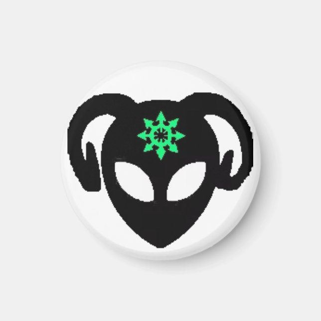 Chaos-Alien-Avatar-Magnet Magnet (Vorne)