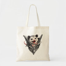 Chaos auf Achse! 🎒 Schreiendes Opossum 3D Reißver