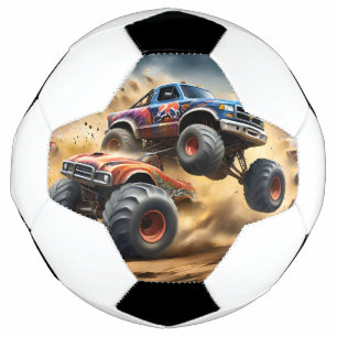 Chaos auf Rädern: Monster Truck Smash Derby Fußball