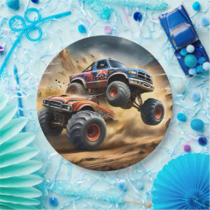 Chaos auf Rädern: Monster Truck Smash Derby, Pappteller