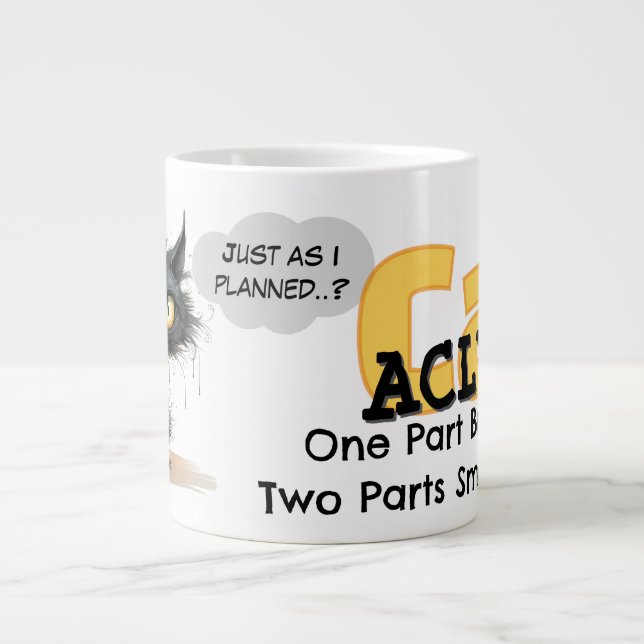 Chaos Cat 20oz Mug – Alysm: One Part Brilliance Jumbo-Tasse (Vorderseite)