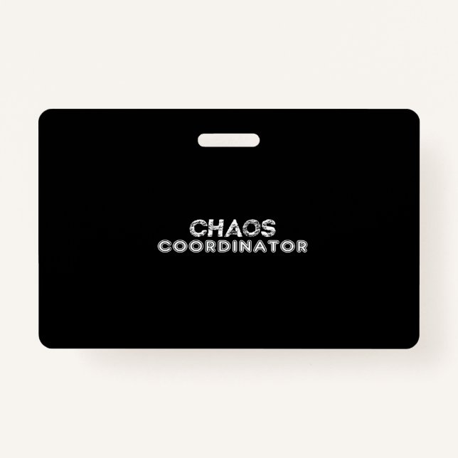 chaos coordinator ausweis (Vorderseite)