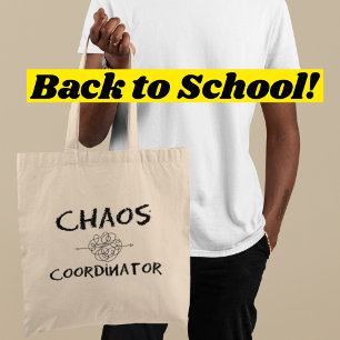Chaos Coordinator Funny Back to School Teacher Tragetasche