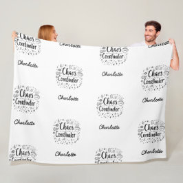 Chaos Coordinator Funny Personalisiert Mother Day Fleecedecke