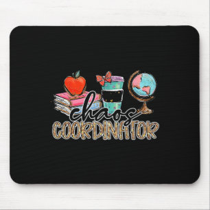 Chaos Coordinator Lehrer Spaß Lehrer Spaß Leopar Mousepad