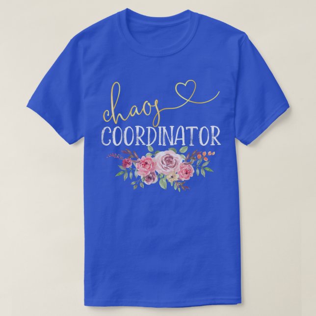 Chaos Coordinator Mama Women Nurse Teacher Christm T-Shirt (Design vorne)