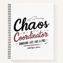 Chaos Coordinator Mousepad - Personalisierter Schr