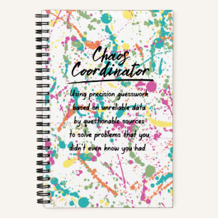 Chaos Coordinator-Notebook Notizbuch