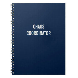Chaos Coordinator Project Manager Notebook Notizblock