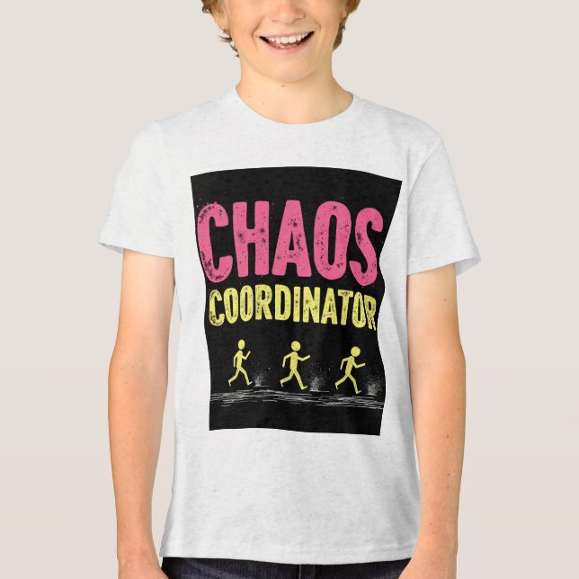 Chaos Coordinator Tri-Blend Shirt (Vorderseite)
