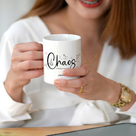 Chaos Coordinator Wedding Zweifarbige Tasse