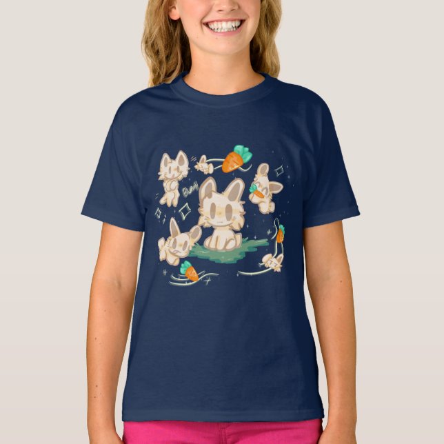 Chaos Cottontail Personnalisable T-shirt (Devant)