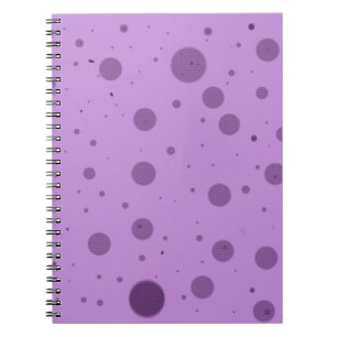 Chaos des violetten Punkts Notizblock